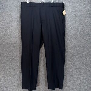 Flying Cross Uniform Pants Mens 42x30‎ Navy Blue Supercrease Wool Blend NEW